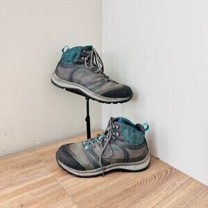 Keen Utility Women's Sedona Pulse Mid boots Gray And Blue Size 7.5 Wide